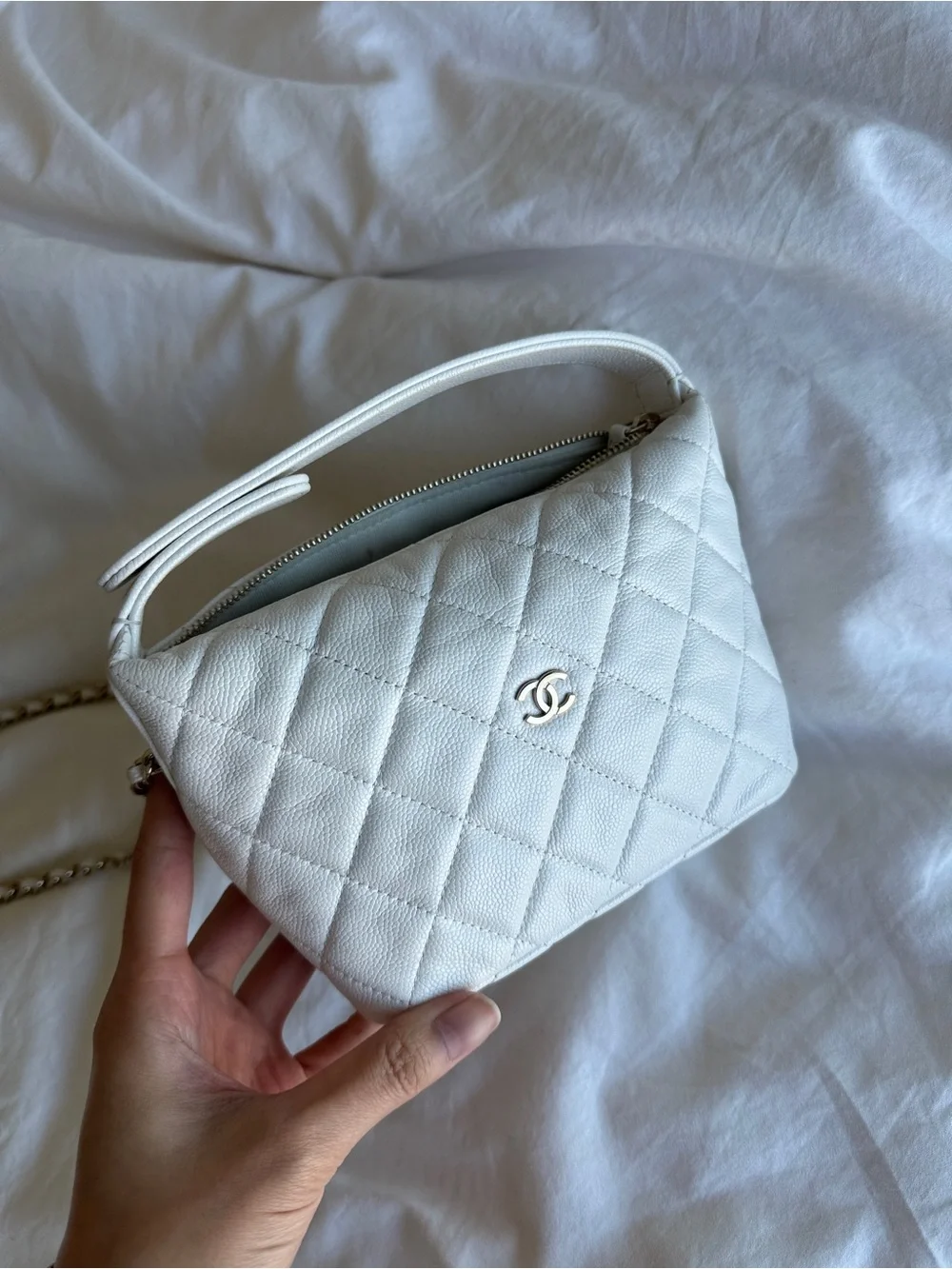 CHANEL authentic white